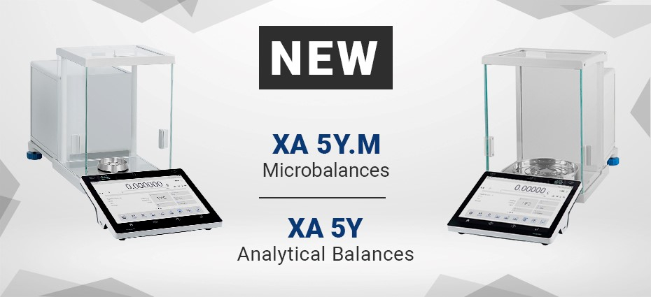 Novinka: Mikrováhy XA 5Y.M a analytické váhy XA 5Y