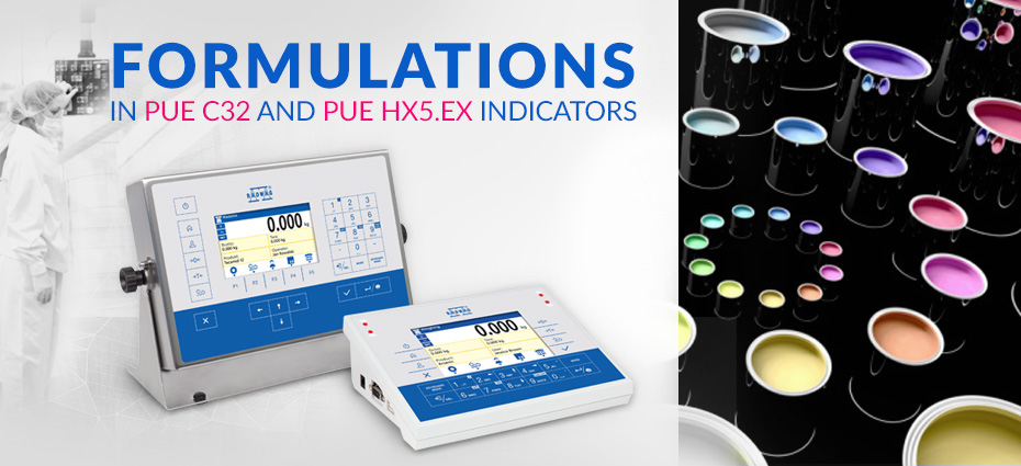 Receptury v indikátorech PUE C32 a PUE HX5.EX