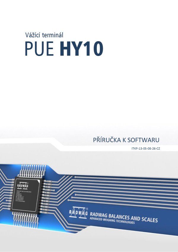 Návod k softwaru PUE HY10