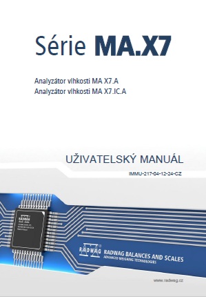 Analyzátory vlhkosti série MA.X7
