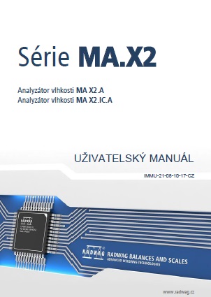 Analyzátory vlhkosti série MA.X2