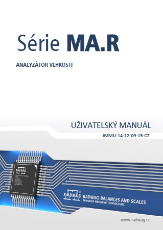 Analyzátory vlhkosti série MA.R