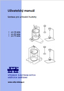 Příručka sestavy pro zjišťování hustoty